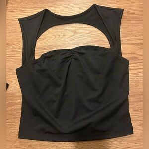 Black Sleeveless Women's Tank Top